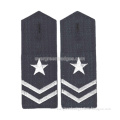 Black Fabric Epaulette with Buttonhole Product Military